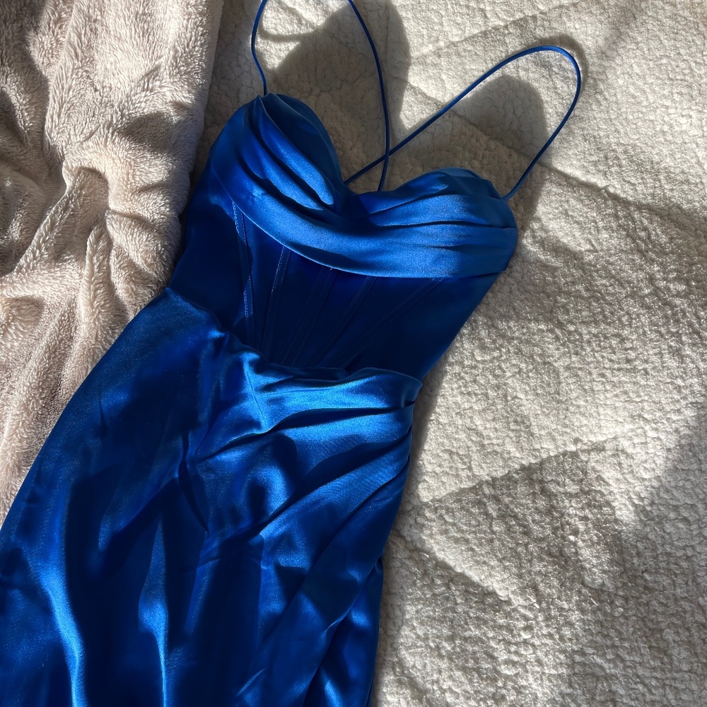 Prom dress royal blue